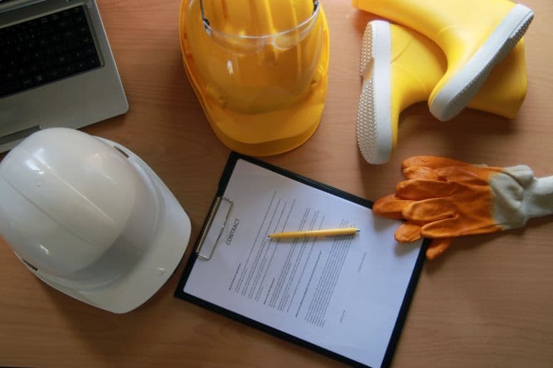 Construction site representing contractor insurance